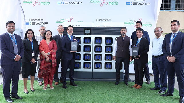 Honda battery swap station launched in Bengaluru
