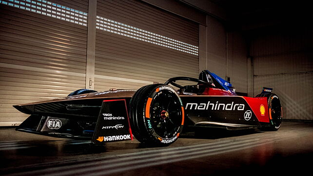 Mahindra Racing Formula E team launch launches new livery at Valencia pre-season testing
