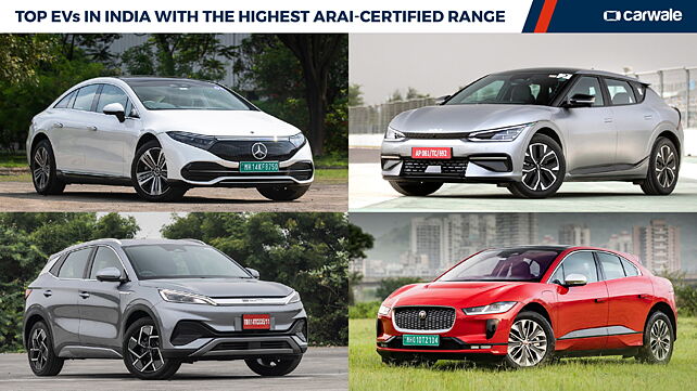 Top EVs in India with the highest ARAI-certified range
