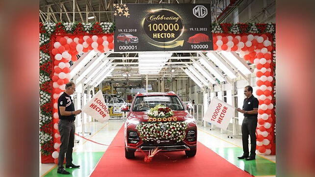 New MG Hector production begins; to be launched next month
