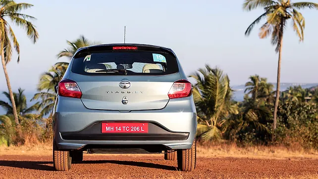 Tata Tiago EV Rear View Tata Tiago EV Rear View