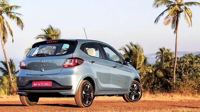 Tata Tiago EV Right Rear Three Quarter Tata Tiago EV Right Rear Three Quarter