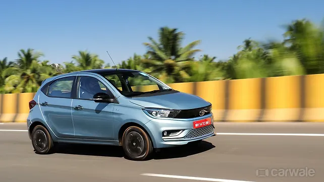 Tata Tiago EV Right Front Three Quarter