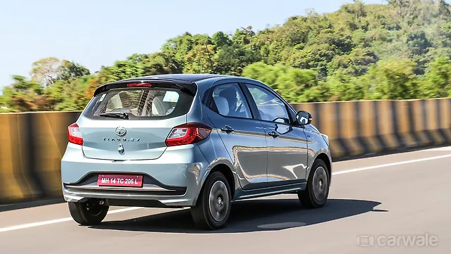 Tata Tiago EV Right Rear Three Quarter