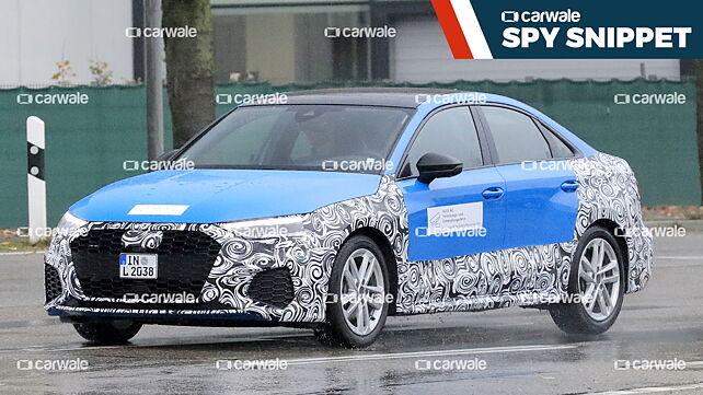 Audi A3 sedan facelift spied in S-line trim