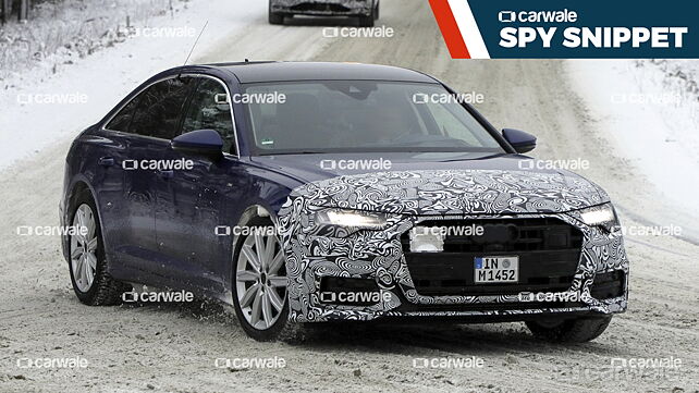 India-bound Audi A6 facelift commences cold weather testing