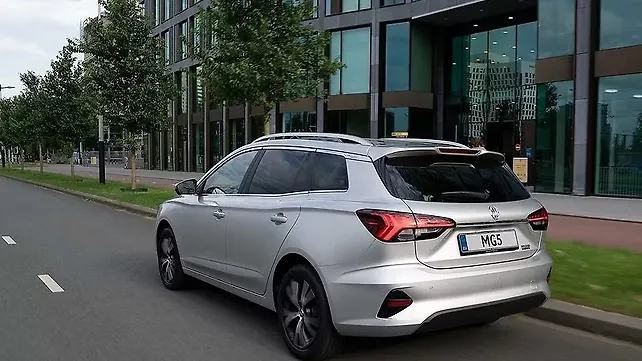 MG 5 electric estate to be previewed at the Auto Expo 2023 - CarWale