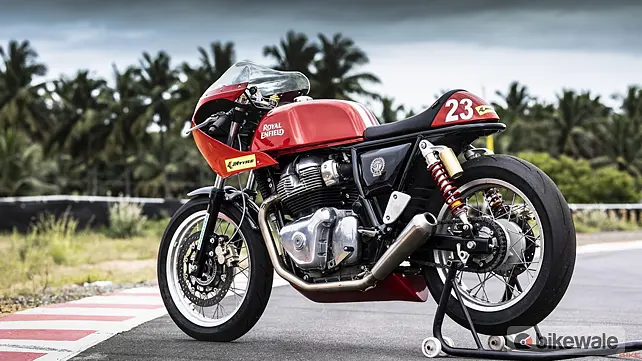 New Royal Enfield Continental GT 650 spied with fairing New Royal Enfield Continental GT 650 spied with fairing