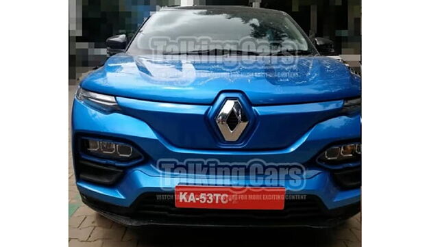 Renault Kiger EV spotted in India for the first time