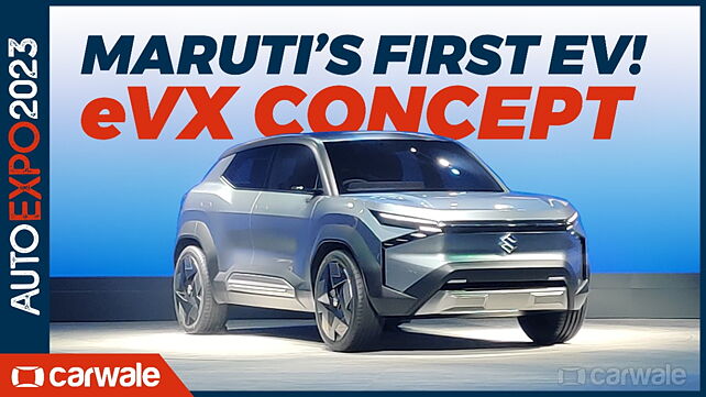 Maruti Suzuki unveils eVX electric concept SUV at the Auto Expo 2023