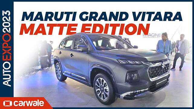 Maruti Suzuki showcases Matte edition Grand Vitara at Auto Expo 2023