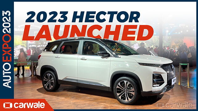 MG Hector facelift launched at Auto Expo 2023; prices start from Rs 14.72 lakh