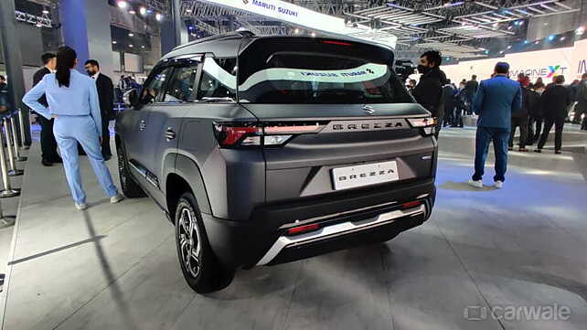 Maruti Brezza Matte edition revealed at the Auto Expo 2023 - CarWale