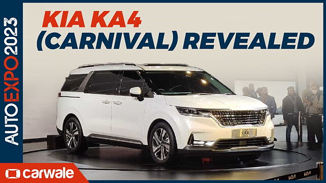 Kia KA4 (Carnival) revealed at the Auto Expo 2023