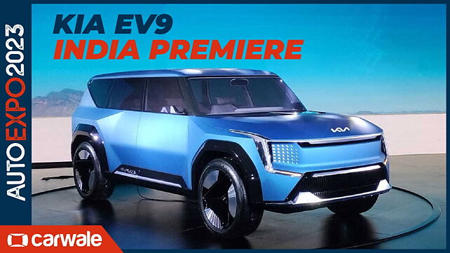 Auto Expo 2023 : Kia showcases EV9 concept electric SUV 