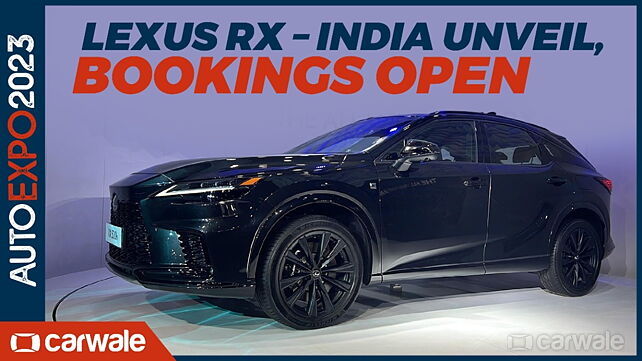 Auto Expo 2023: Lexus RX bookings open 