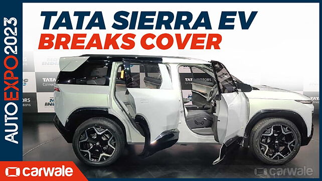 Auto Expo 2023: Tata Sierra EV Concept showcased