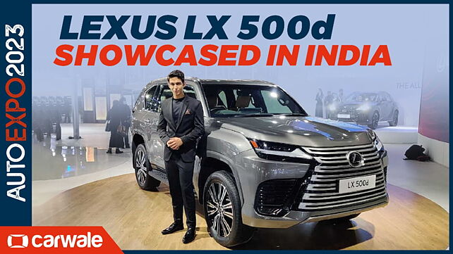 Auto Expo 2023: Lexus LX 500d showcased; priced at Rs 2.82 crore