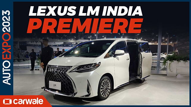 Auto Expo 2023: Lexus India showcases LM 300h MPV
