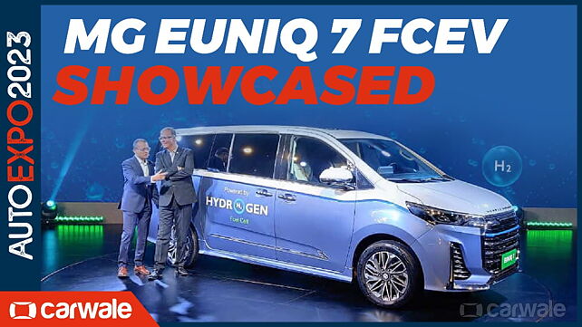 Auto Expo 2023: MG Euniq 7 fuel-cell vehicle showcased