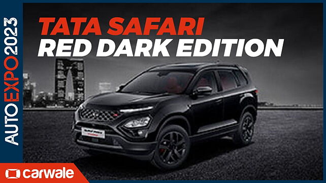  Auto Expo 2023: Tata unveils new Safari Red Dark edition
