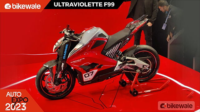 Auto Expo 2023: Ultraviolette F99 electric motorcycle racing platform revealed 