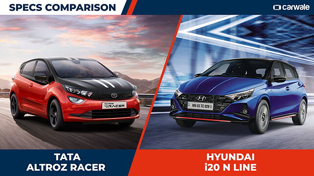 Tata Altroz Racer Vs Hyundai i20 N Line - Specs comparison