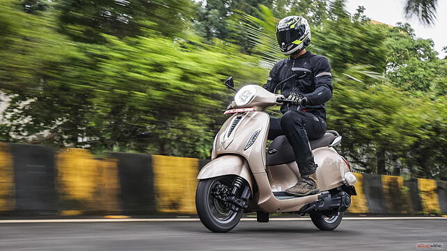 Bajaj Chetak Right Side View