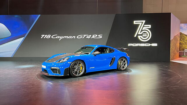 Porsche 718 Cayman GT4 RS premiers in India at Festival of Dreams
