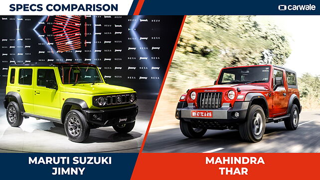 Maruti Suzuki Jimny vs Mahindra Thar – Spec Comparison