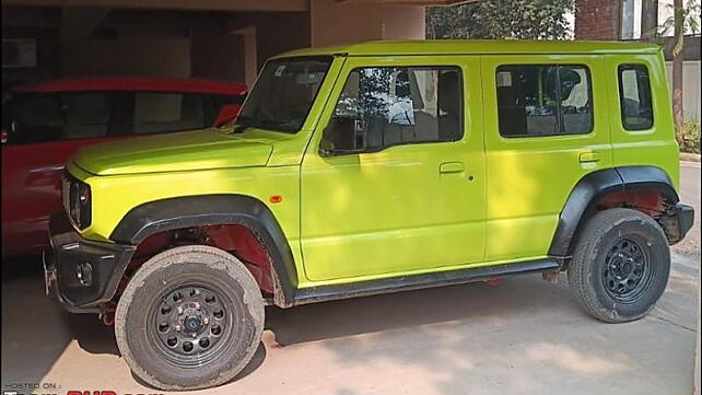 Maruti Jimny base variant spotted ahead of launch and price reveal in India