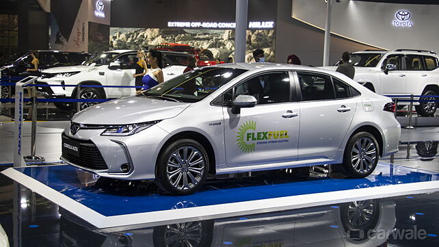 Toyota Corolla Altis Flex Fuel Hybrid showcased – Now in pictures