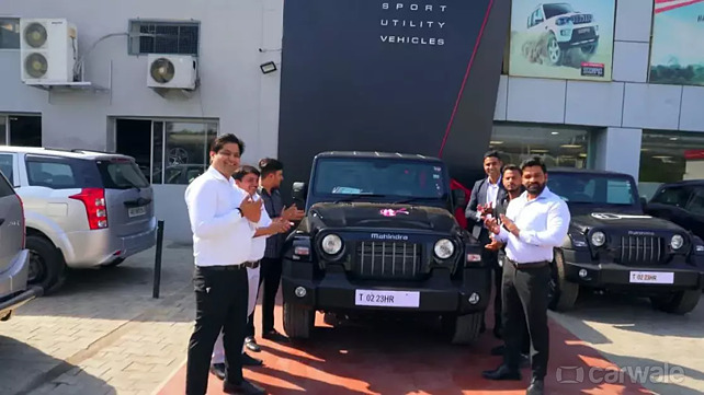 Mahindra Thar RWD variant deliveries begin in India