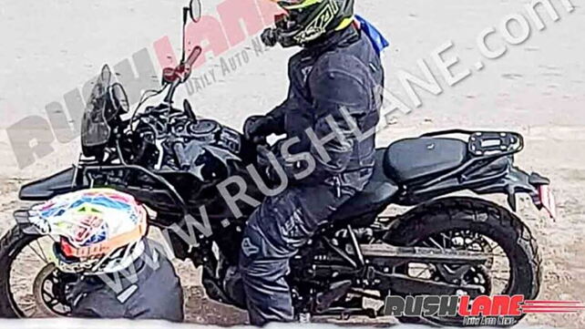 Royal Enfield Himalayan 450 spied again; exhaust note captured 