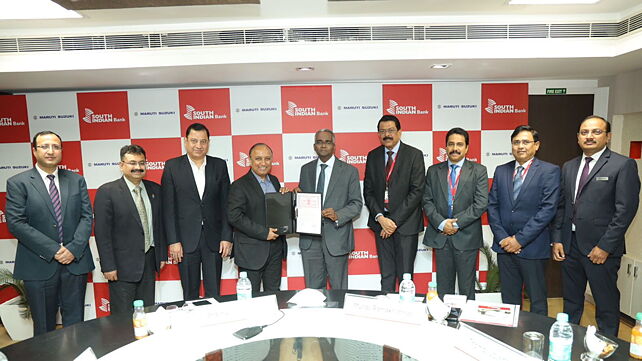 Maruti Suzuki partners with South Indian bank to introduce finance schemes