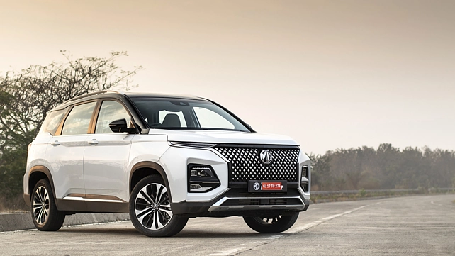 MG Hector Right Front Three Quarter MG Hector Right Front Three Quarter