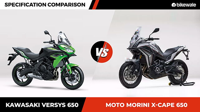 Kawasaki Versys 650 vs Moto Morini X-Cape 650: Specification Comparison