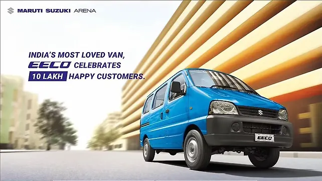 Maruti Suzuki Eeco achieves 10 lakh unit sales milestone Maruti Suzuki Eeco achieves 10 lakh unit sales milestone
