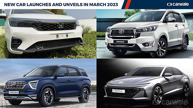 New car launches and unveils in India in March 2023