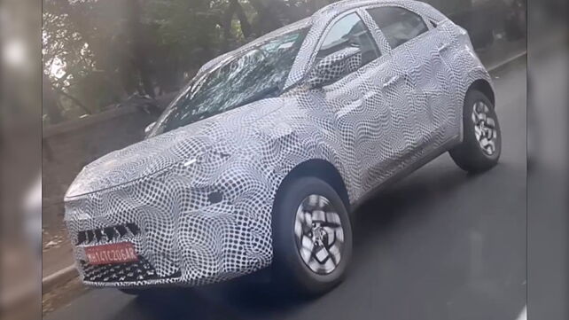 2023 Tata Nexon facelift spotted testing; revised front leaked