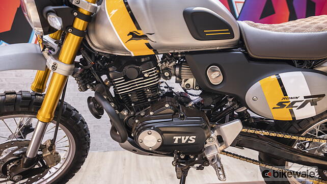 TVS Ronin Engine From Left