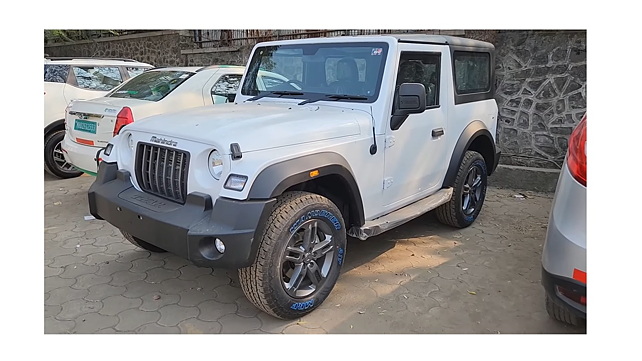 Mahindra Thar RWD Everest White Colour Reaches Dealerships - CarWale