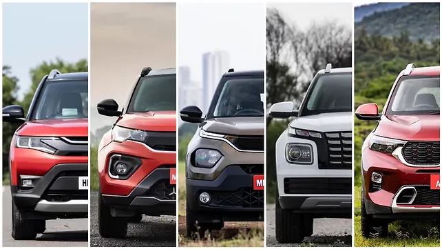 Top 5 sub-four metre SUVs sold in India in February 2023 Top 5 sub-four metre SUVs sold in India in February 2023
