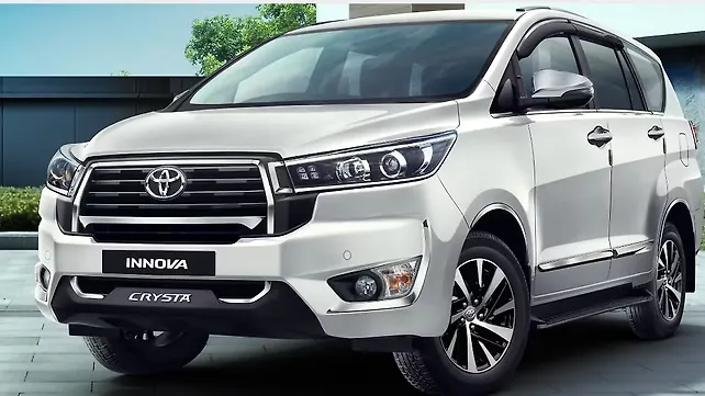 Toyota Innova Crysta Diesel prices in India start at Rs. 19.13 lakh Toyota Innova Crysta Diesel prices in India start at Rs. 19.13 lakh