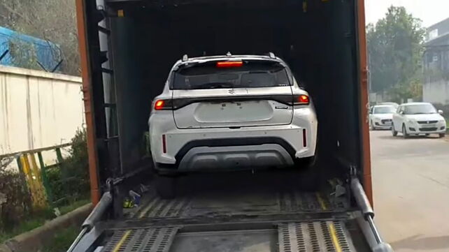 Maruti Suzuki Fronx arrives at dealer stockyard ahead of launch