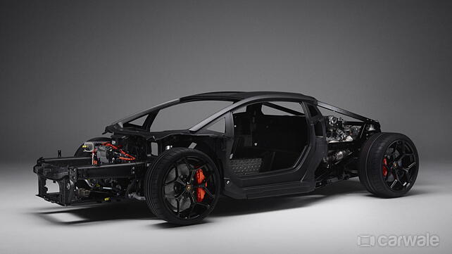 Lamborghini LB744 teases carbon fibre monocoque chassis