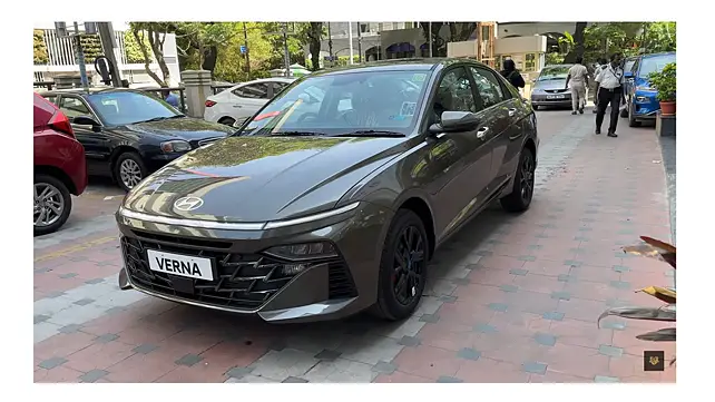 2023 Hyundai Verna spotted in new Tellurian Brown colour 2023 Hyundai Verna spotted in new Tellurian Brown colour