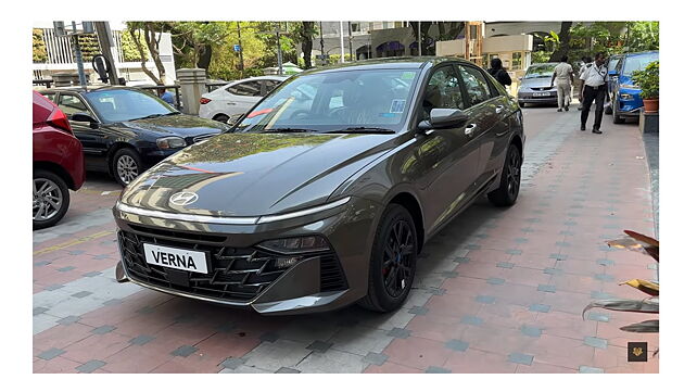 2023 Hyundai Verna spotted in new Tellurian Brown colour
