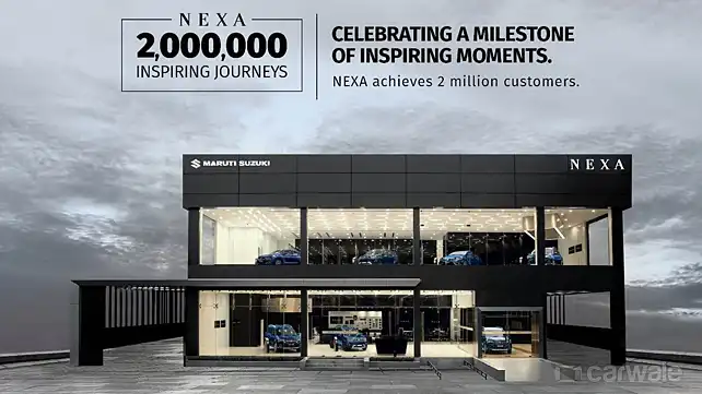 Maruti Suzuki Nexa achieves 20 lakh unit sales milestone Maruti Suzuki Nexa achieves 20 lakh unit sales milestone