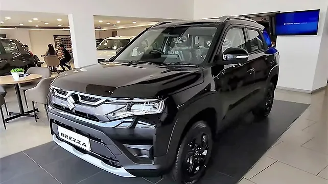 Maruti Suzuki Brezza Black Edition arrives at dealerships Maruti Suzuki Brezza Black Edition arrives at dealerships